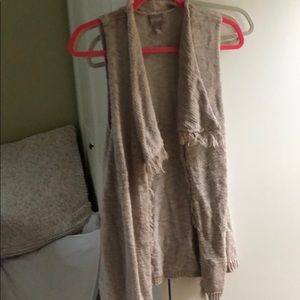 Chico’s open sweater vest